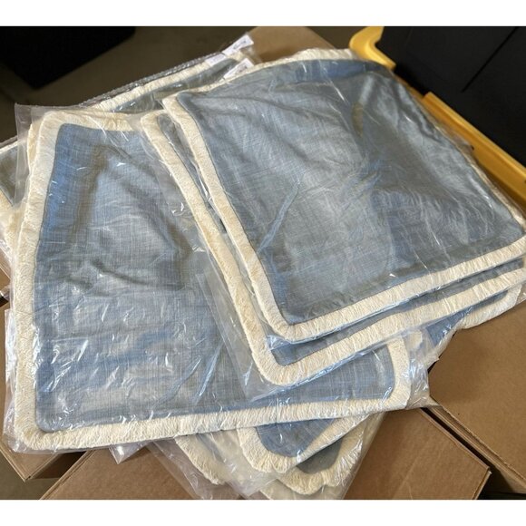 Serena & Lily Other - NEW Serena & Lily Bowden Linen Pillow Cover (20” SQ)-Coastal Blue